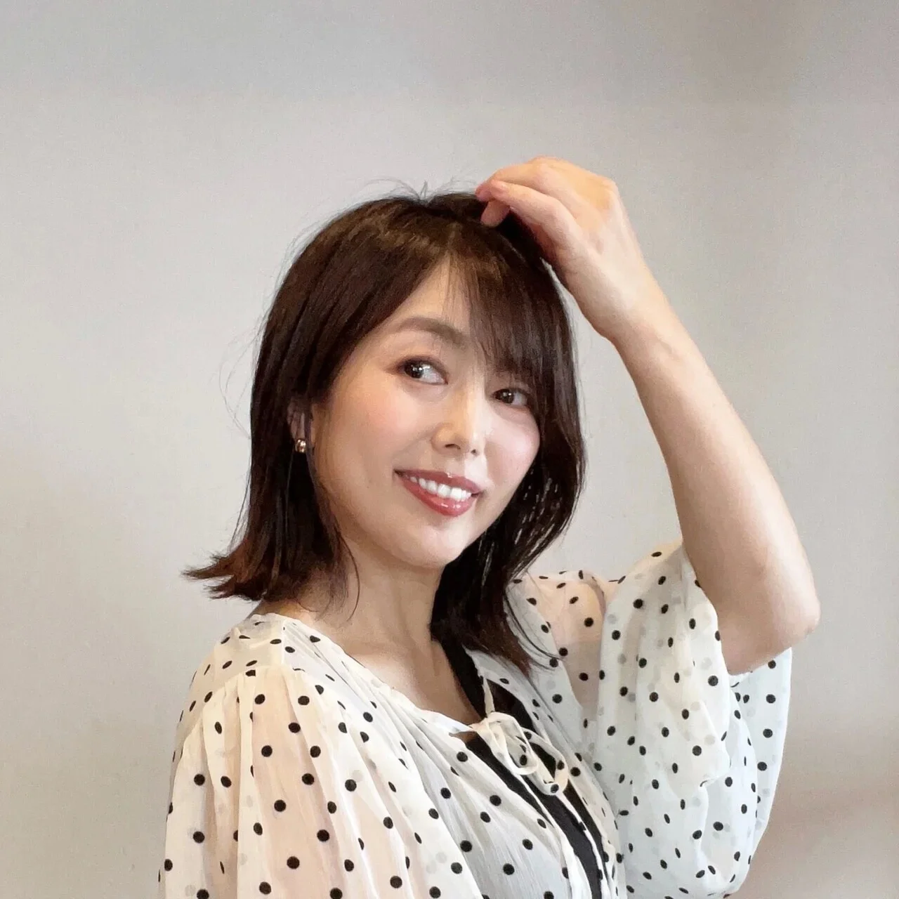 40代に似合う髪型　ミディアムヘアスタイル人気ランキング９位