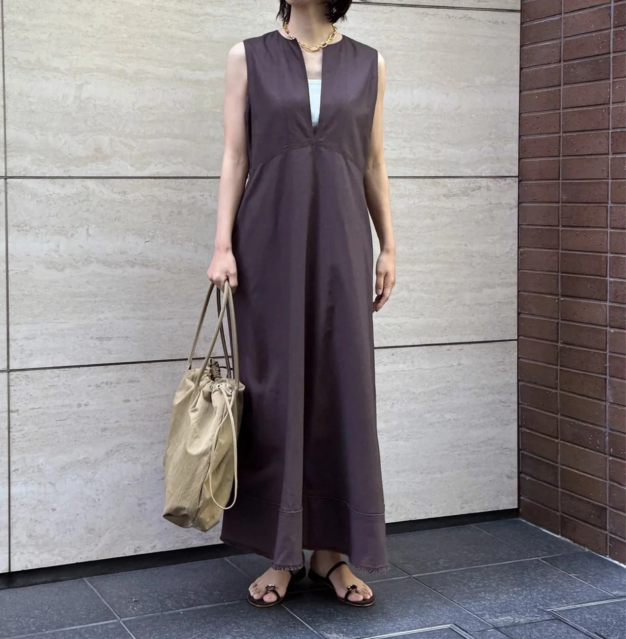 1er Arrondissement (プルミエ アロンディスモン)の【Marisol別注】コットンリネンワンピース