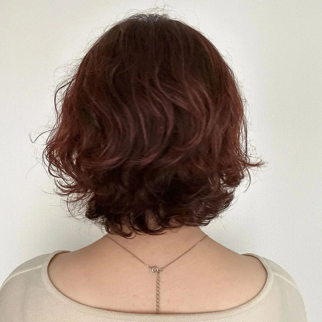 後ろから見た人気１位のボブヘアスタイル