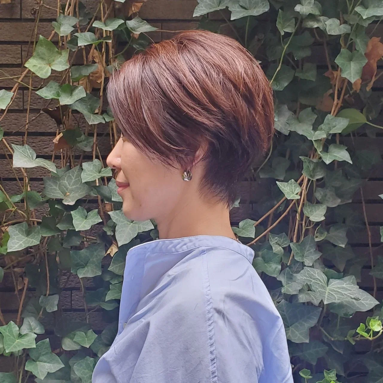 横から見た　人気ヘアスタイル7位の髪型