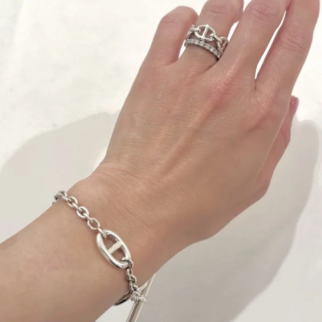 エルメス、hermes、ファランドール、シルバー、エタニティ