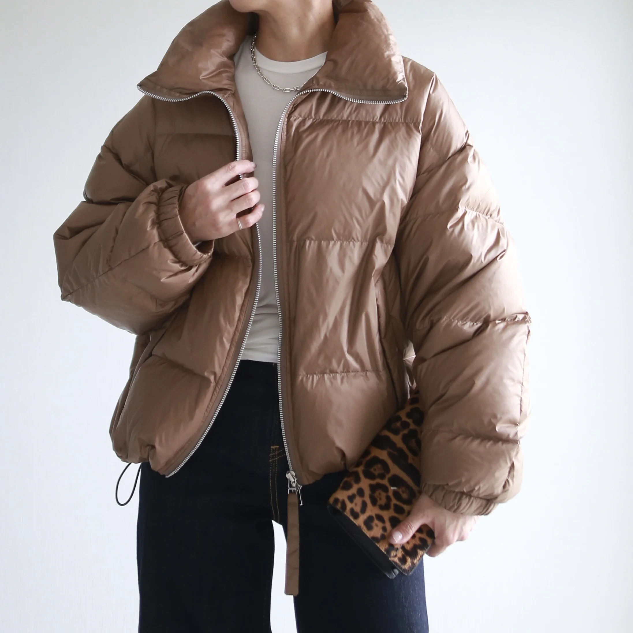 marisol upperhights bemiコラボダウン　着回し　小柄コーデ