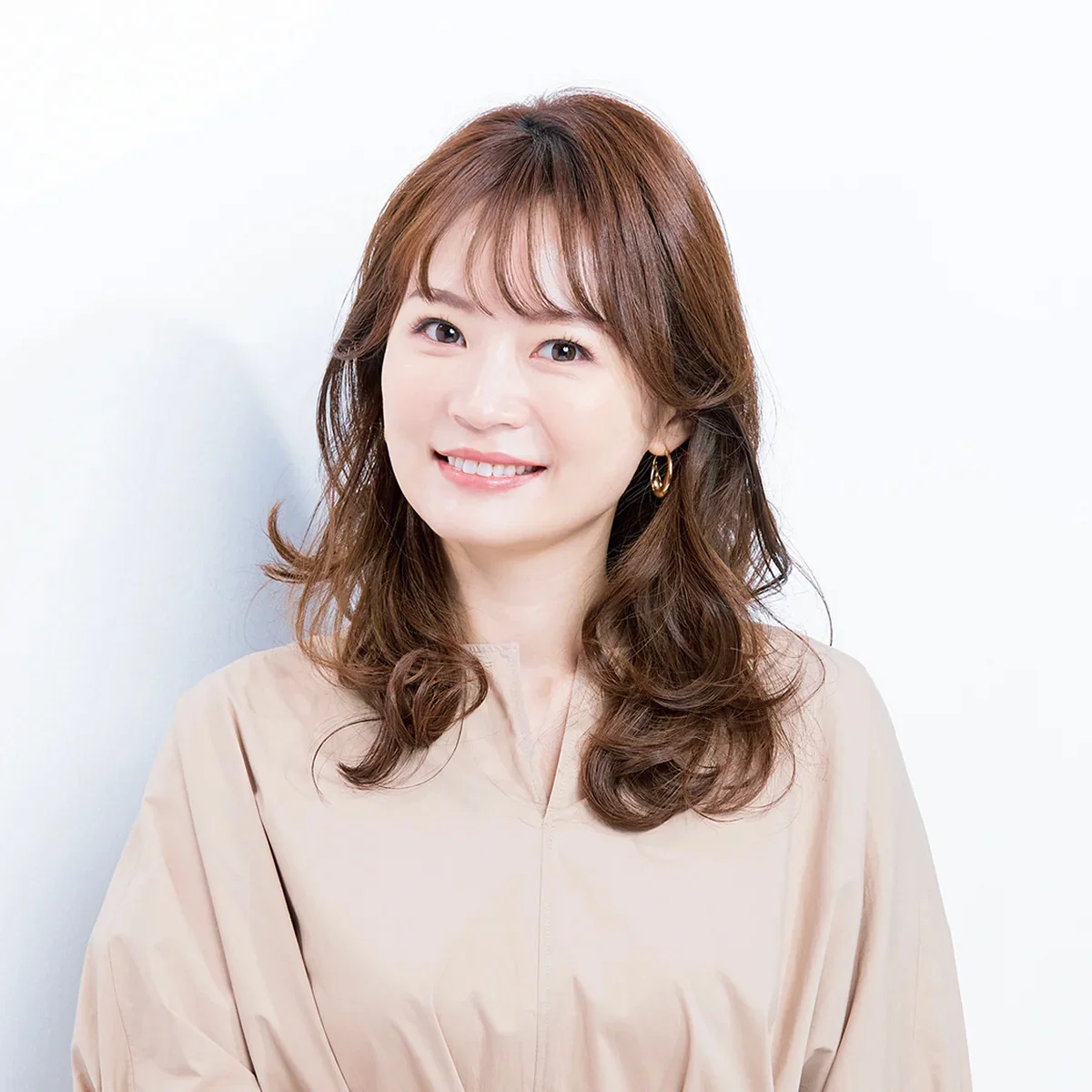 40代に似合う髪型　ロングヘアスタイル人気ランキング７位