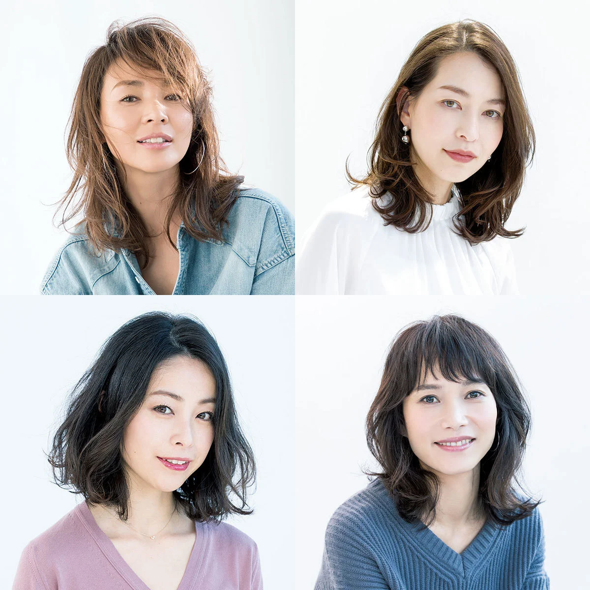 ずっと飽きのこない華やかさ。40代のためのミディアムヘアスタイル月間ランキングTOP10