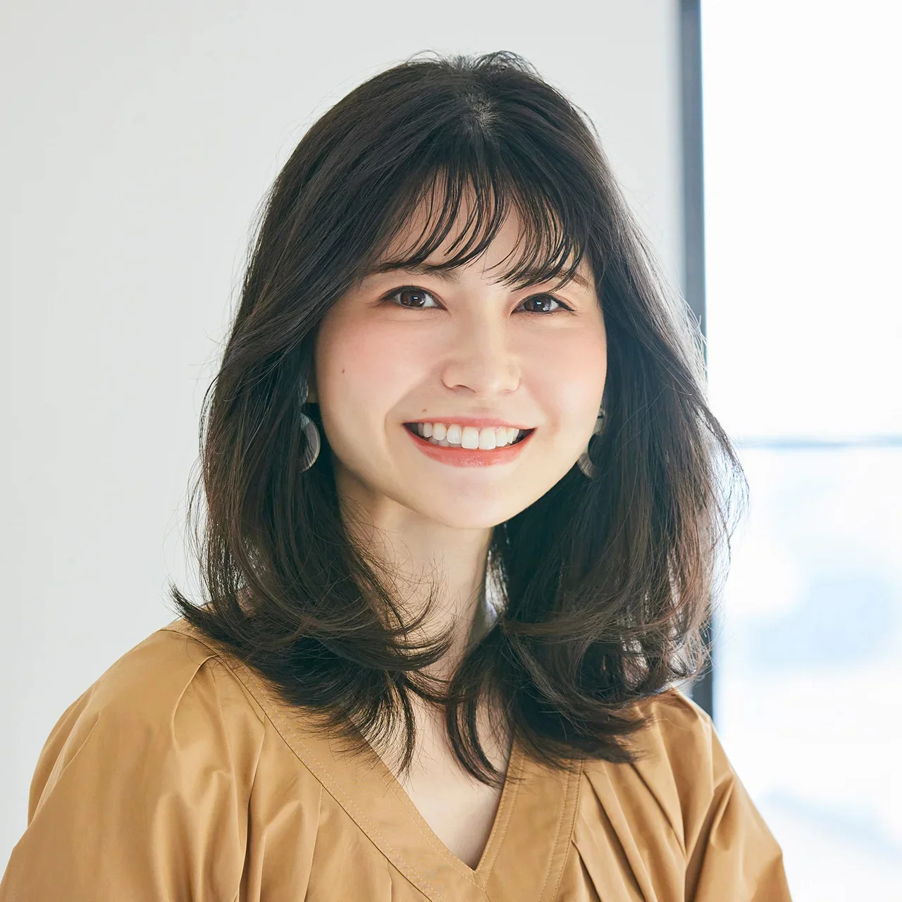 40代に似合う髪型　ロングヘアスタイル人気ランキング８位