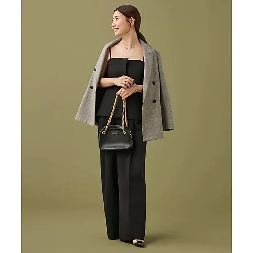 エムセブンデイズ　【東原妙子さんコラボ】ハイウエストパンツ