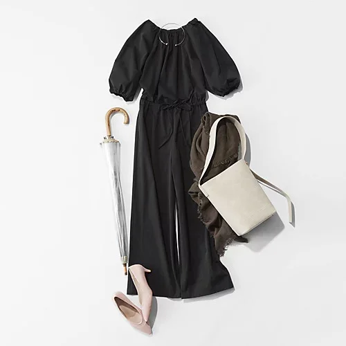 M7days 撥水パフスリーブオールインワン