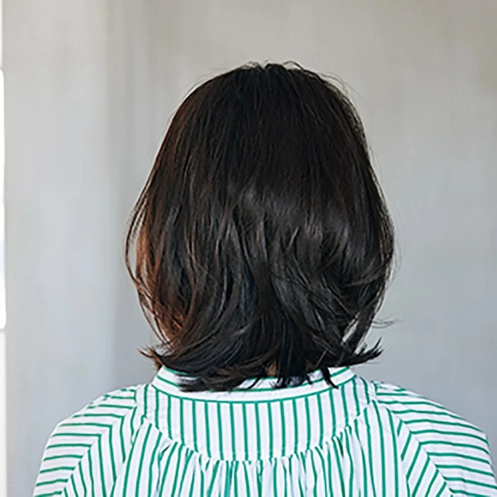 後ろから見た 人気ヘアスタイル7位の髪型