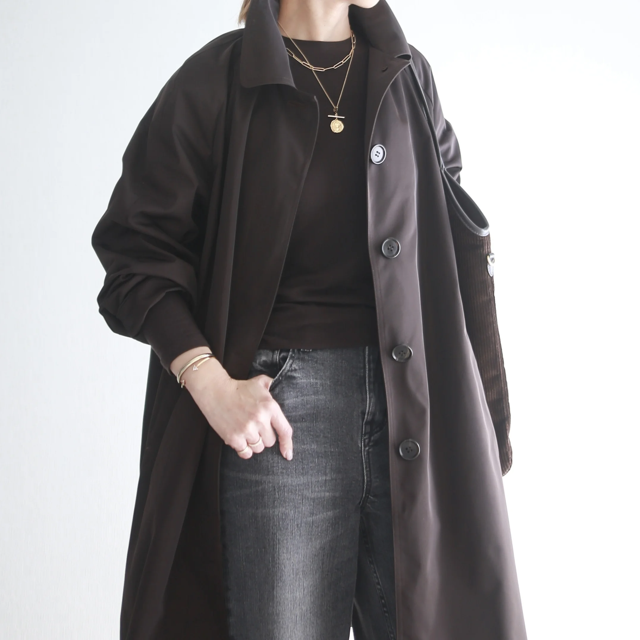 marisol healthydenim 別注pinkpepper 着回し miumiu betoupe 小柄コーデ