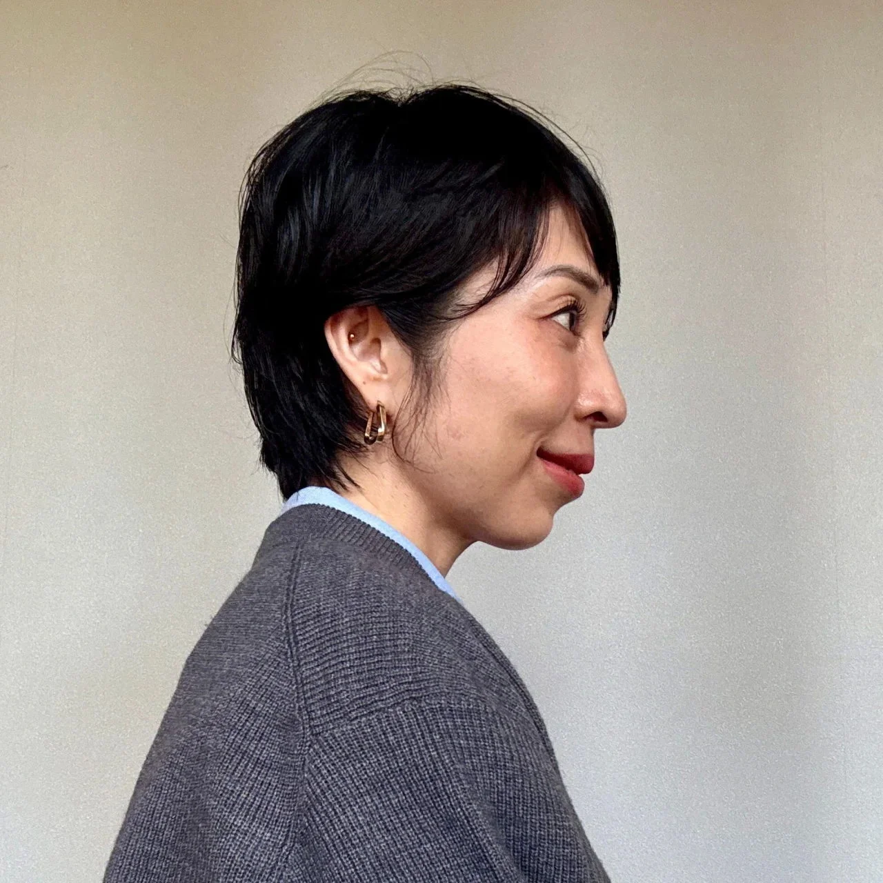 後ろから見た　アラフォーに合う人気ヘアスタイル２位