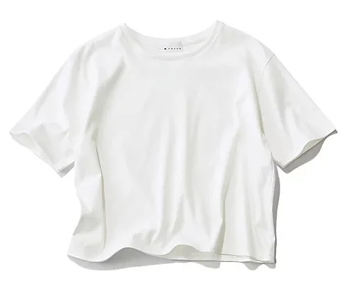 【松村純子さんコラボ】クロップト大人Tシャツ 