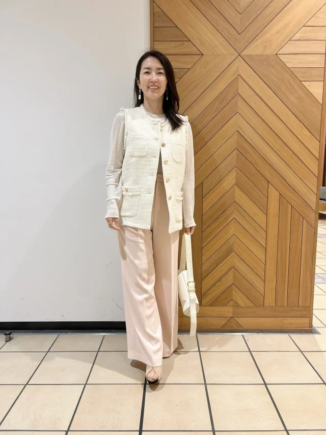 春色ピンクを大人っぽく着回し♡ロペのパンツで2コーデ＆ロエベ展へ_1_4-1