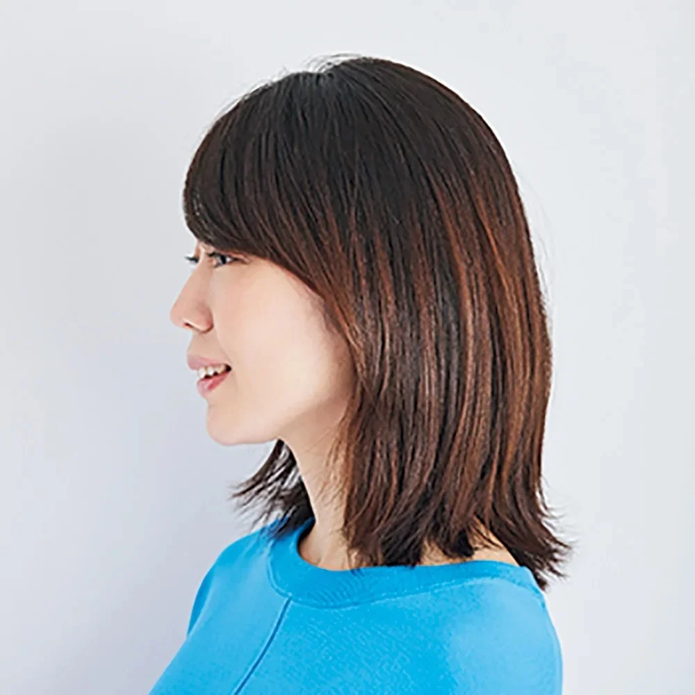 横から見た　人気ヘアスタイル3位の髪型