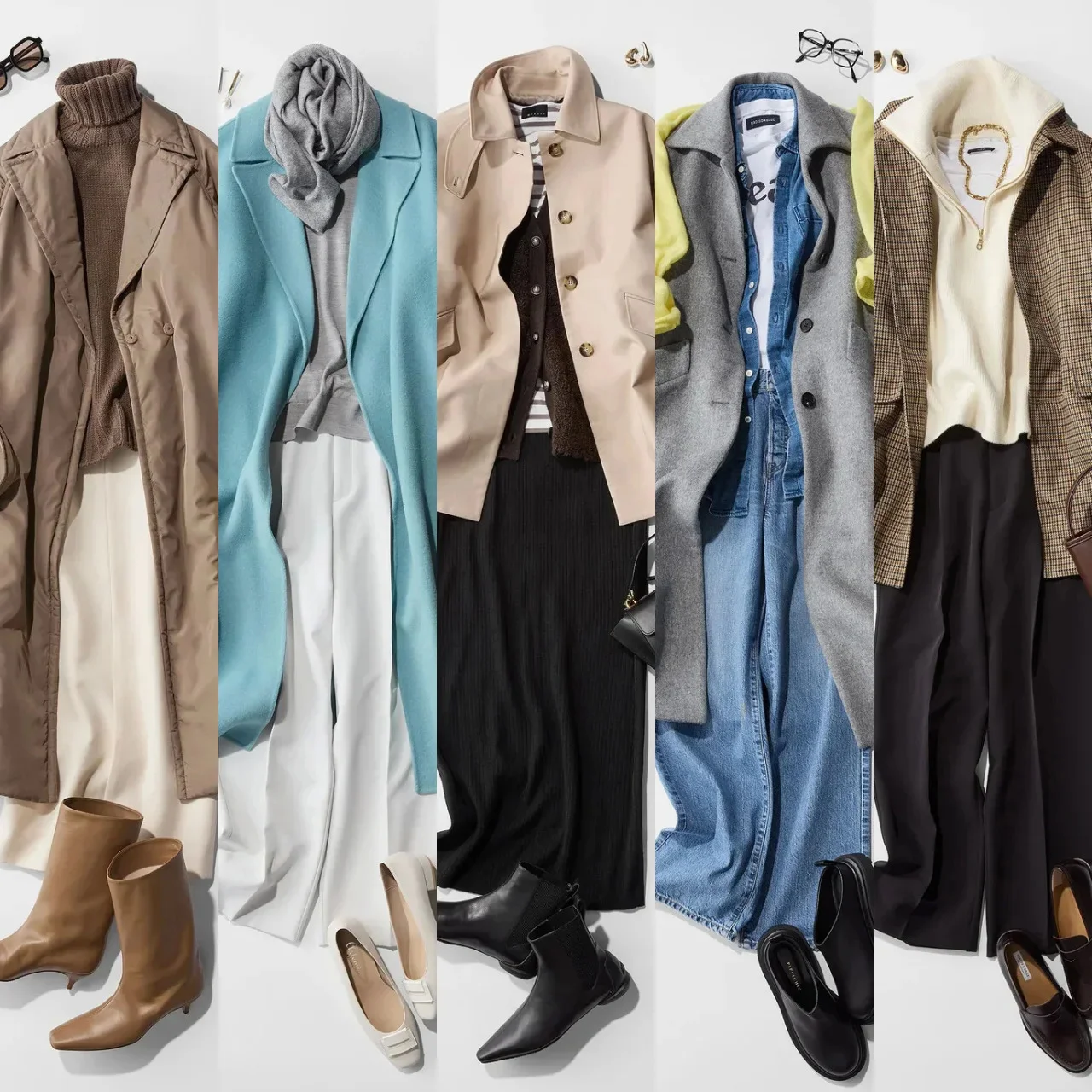 先週の「明日のコーデまとめ」