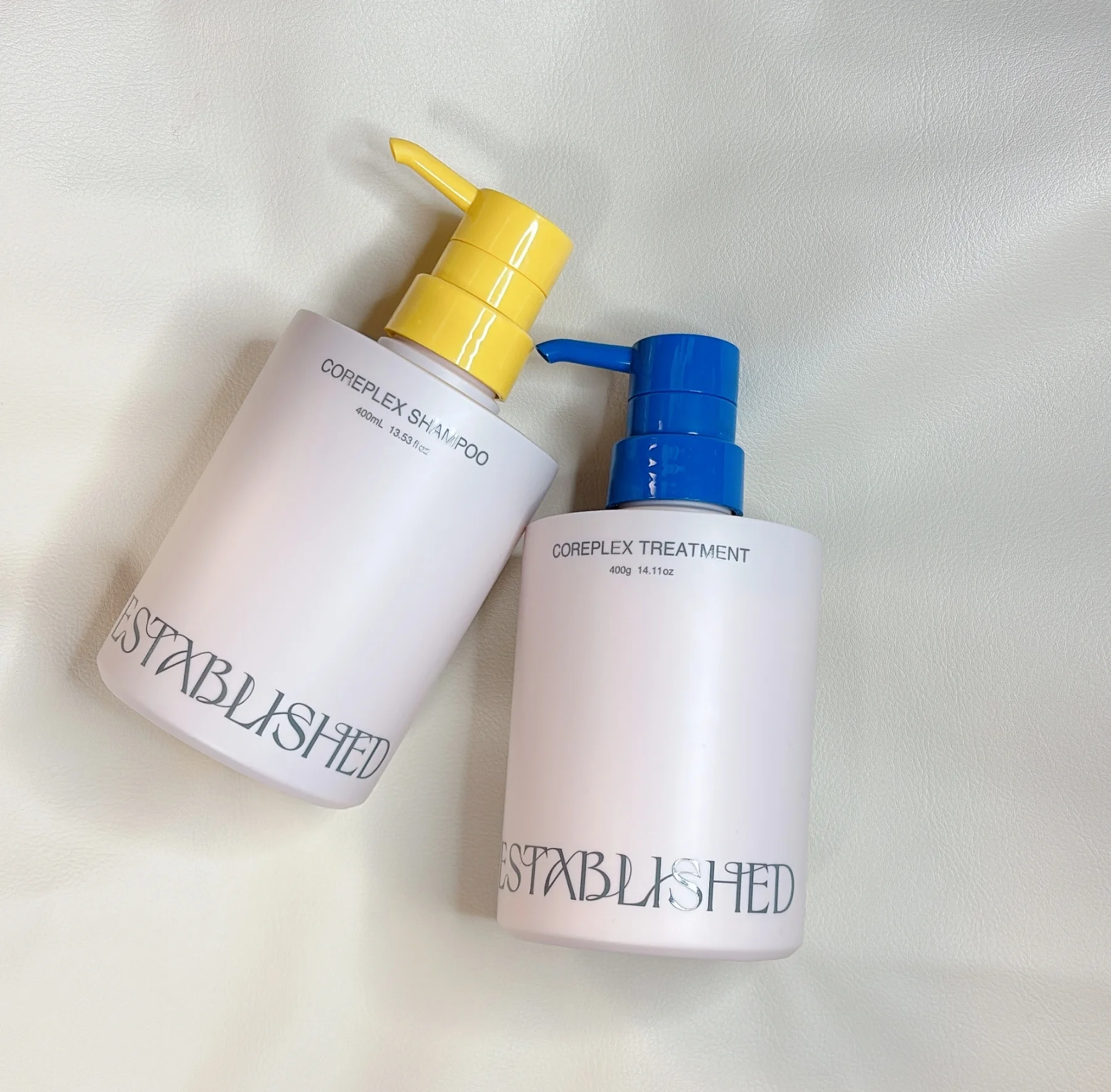 ESTABLISHED（エスタブリッシュ）のヘアケア　新製品のシャンプーとコンディショナー