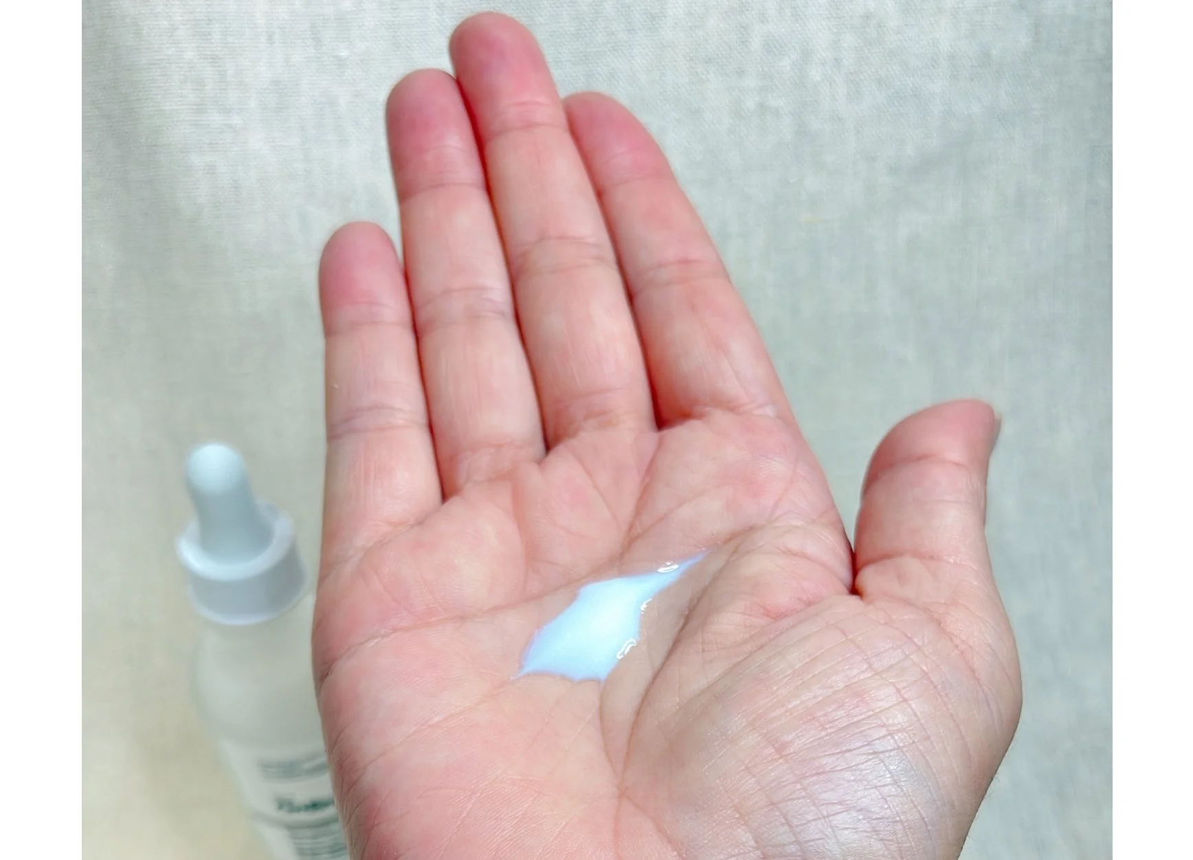 ライスLE マイクロエマルジョン　60mL ￥1980、120mL ￥3520／オーディナリー　実際の質感