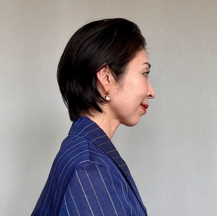 横から見た 人気ボブヘアスタイル1位の髪型