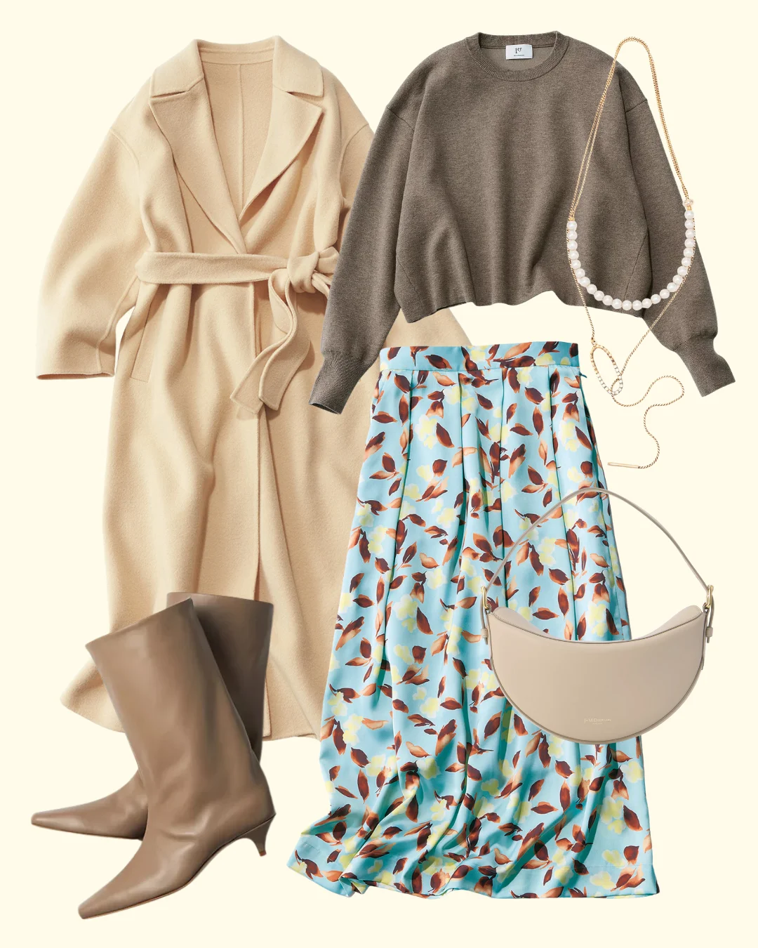 M7days（エムセブンデイズ）フラワープリントスカート