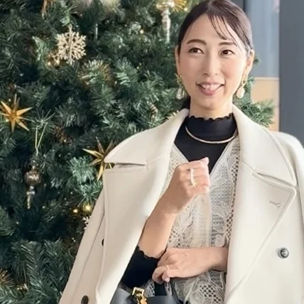 インナーのユニクロトップスがわかる写真