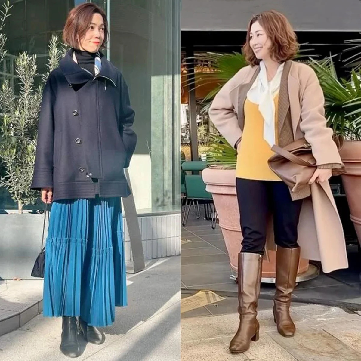 冬服をアップデート！大人のための「きれい色コーデ」