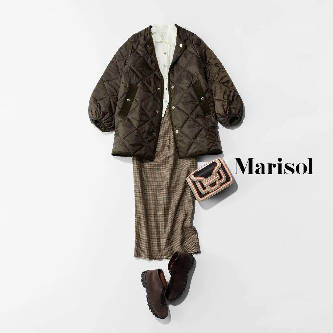 体重は変わらないのに、体型が変わってきた……。気になるお腹まわりはIラインでこっそりカバー【2026/03/08のコーデ】