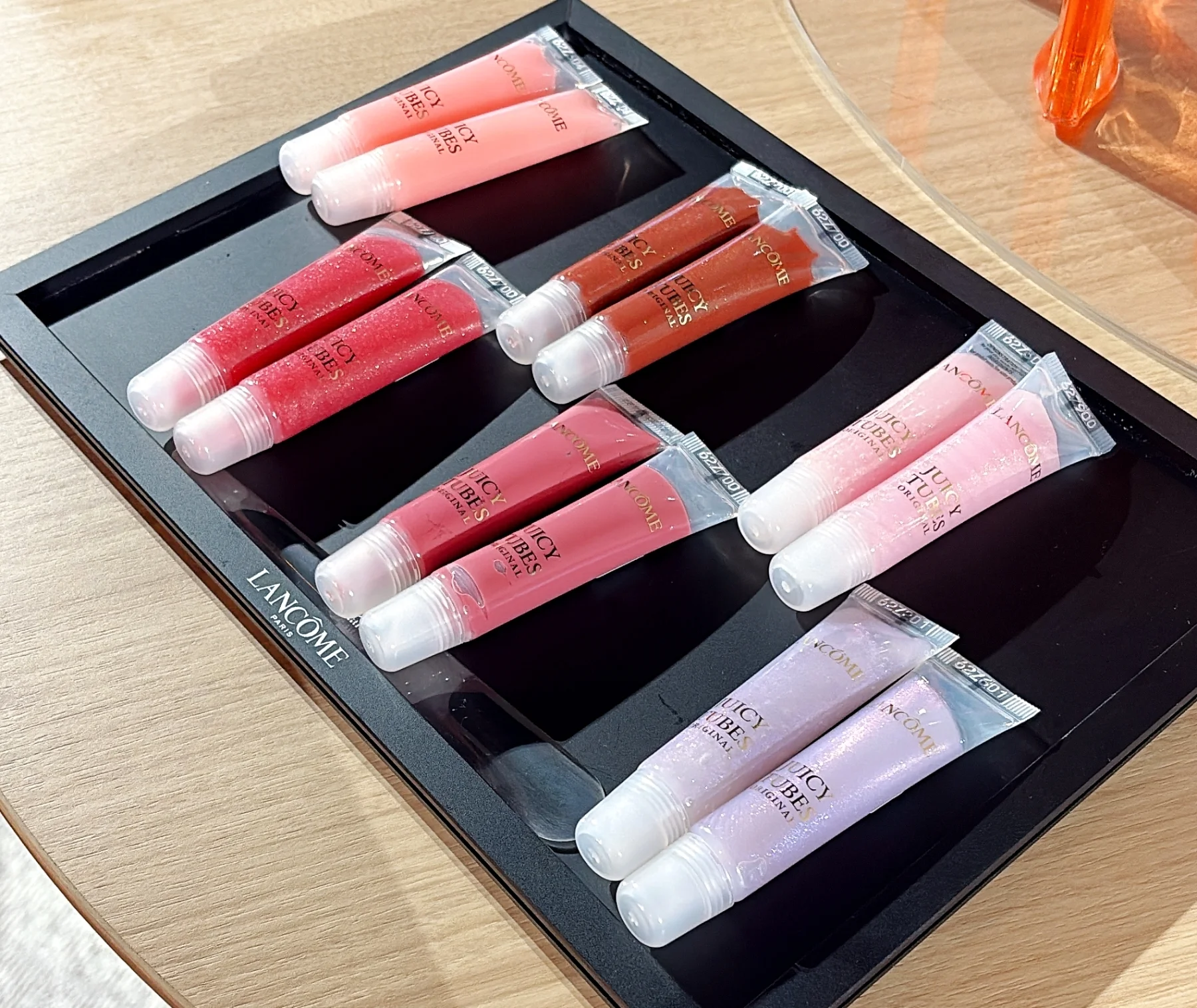 2026　春　新作コスメ　LANCOMEジューシー チューブ　全６色 各15mL ￥3850／ランコム＜２月６日（金）発売＞  ＊公式オンラインショップにて先行発売中