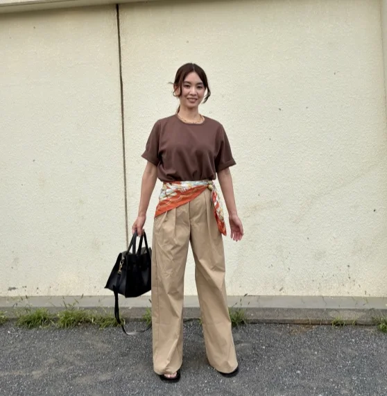 【夏のTシャツコーデ】ウエスト高見えでスタイルアップ！_1_3-2