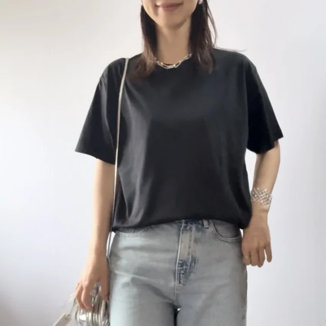 Tシャツをインした写真