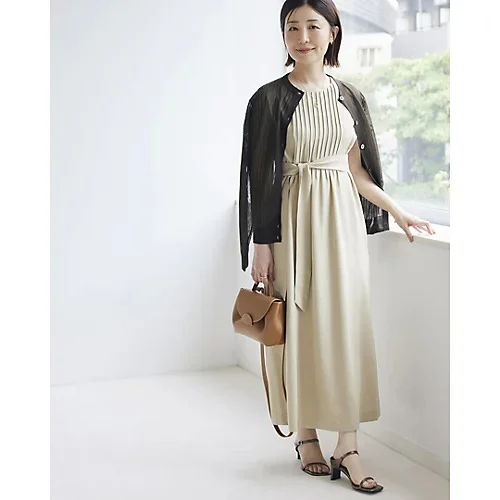 エムセブンデイズ【tomomiyuさんコラボ】ピンタック2WAY ワンピース