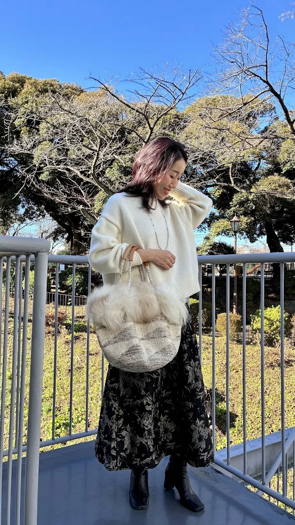 新春に着たい！上質な大人の白ニットで、ホワイトコーデ！_1_3-1