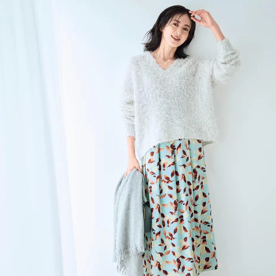 春気分の先取りに  一点「水色」投入のススメ