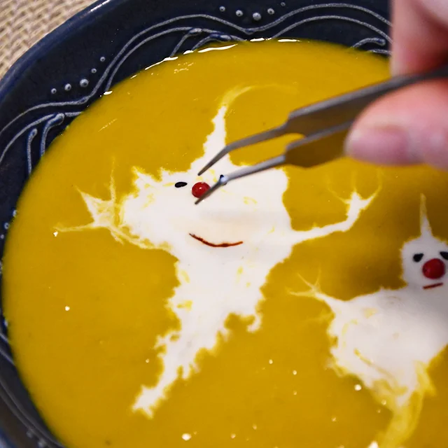 かぼちゃレシピ かぼちゃスープ ハロウィンレシピ キッズレシピ