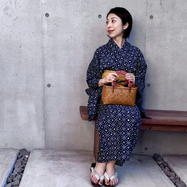 簡単なのに上品！兵児帯で楽ちん＆華やかに40代の浴衣スタイル_1_5