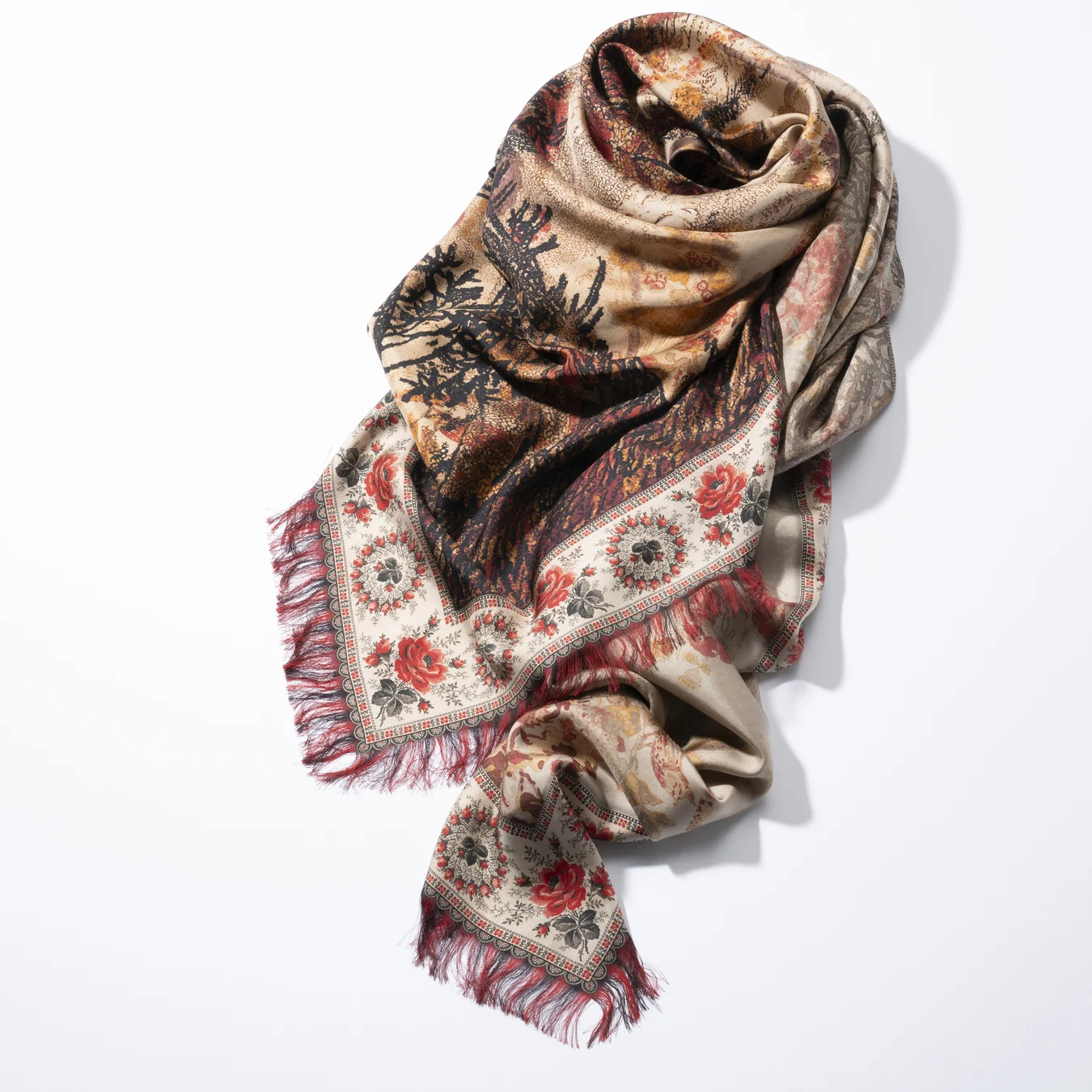 DRAWERのメランジ調ニット