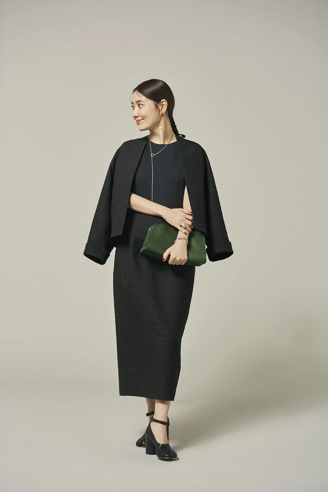 【洗えるカセット服】エディター東原妙子さんのコラボ服を本人私服MIXコーデ6選_1_2