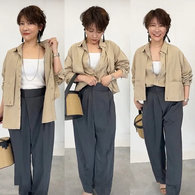 M7days インスタライブ Marisol美女組 マリソル OURWACOAL 40代ファッション ORSETTO VASIC NEBULONIE ゴムストラップヒール ストライプワンピース COUTURED'ADAM 涼やか 着映え アラフォーコーデ アンスクリア ヌキテパ