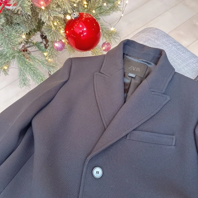 ベーシックにこだわる。ZARAで黒コートの新調。_1_1