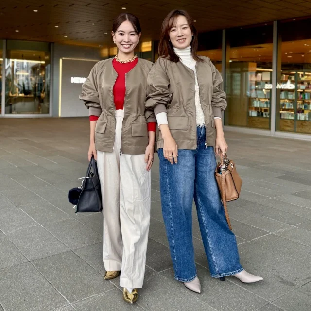 【プルミエ×GU】旬のブルゾンでつくる大人カジュアル_1_5