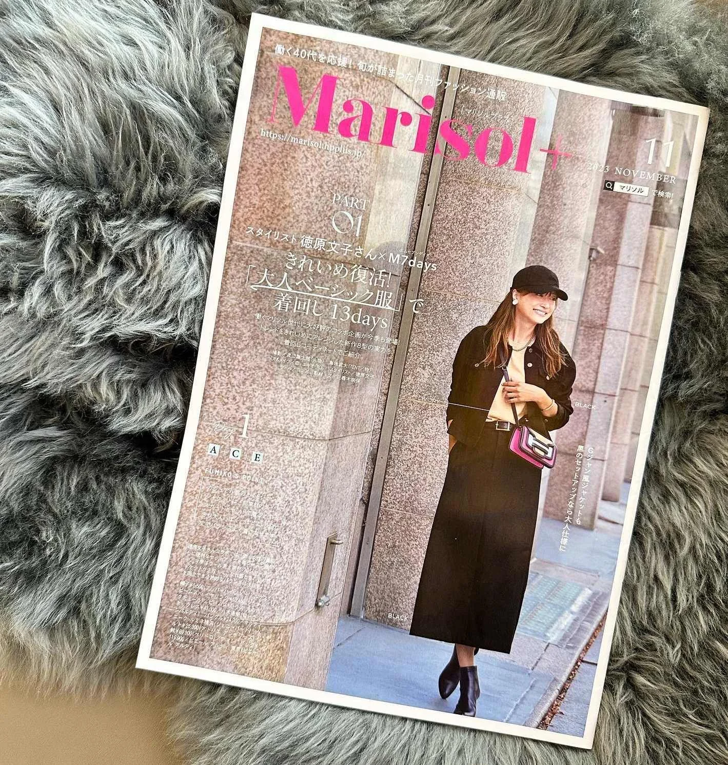 【Marisol +】11月号　きれい色を 秋冬の差し色に