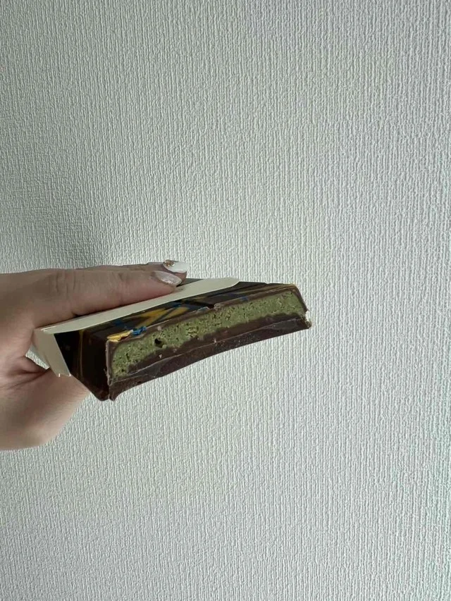 チョコの断面