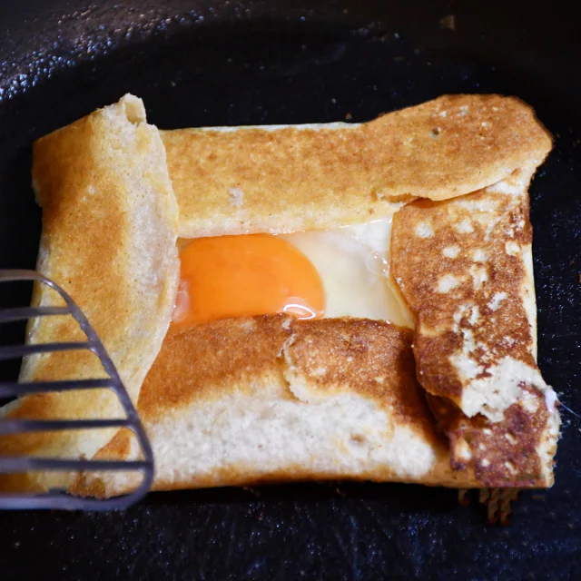 プロテインパンケーキ　ガレット　おうちカフェ　Ihearb　ヘルシーパンケーキ