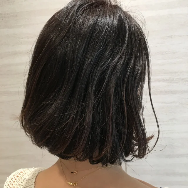 【40代 髪型】秋のナチュラルボブヘアー_1_1-1