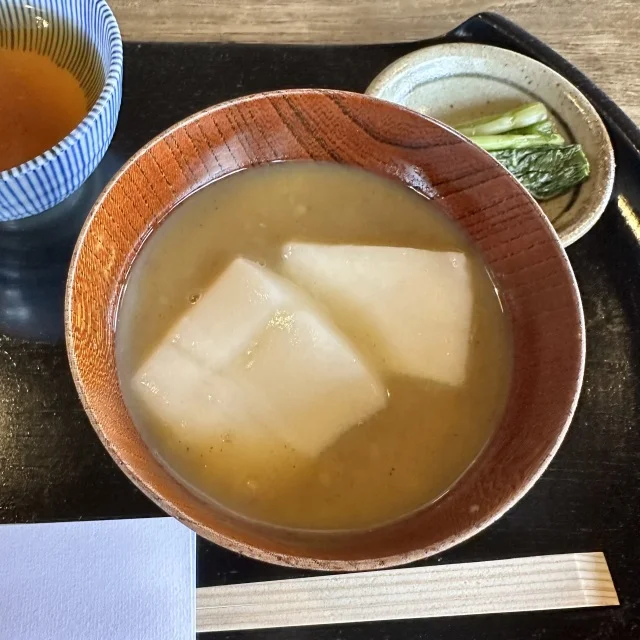 秋限定　すや西木の栗しるこ