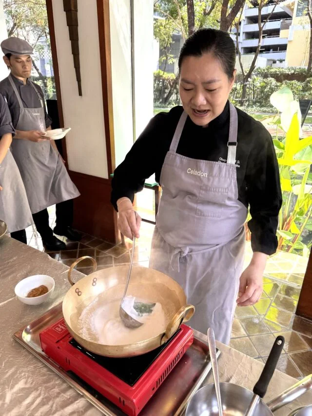 The sukhothai bangkok ホテル　スコータイ・バンコク　セラドン　Celadon