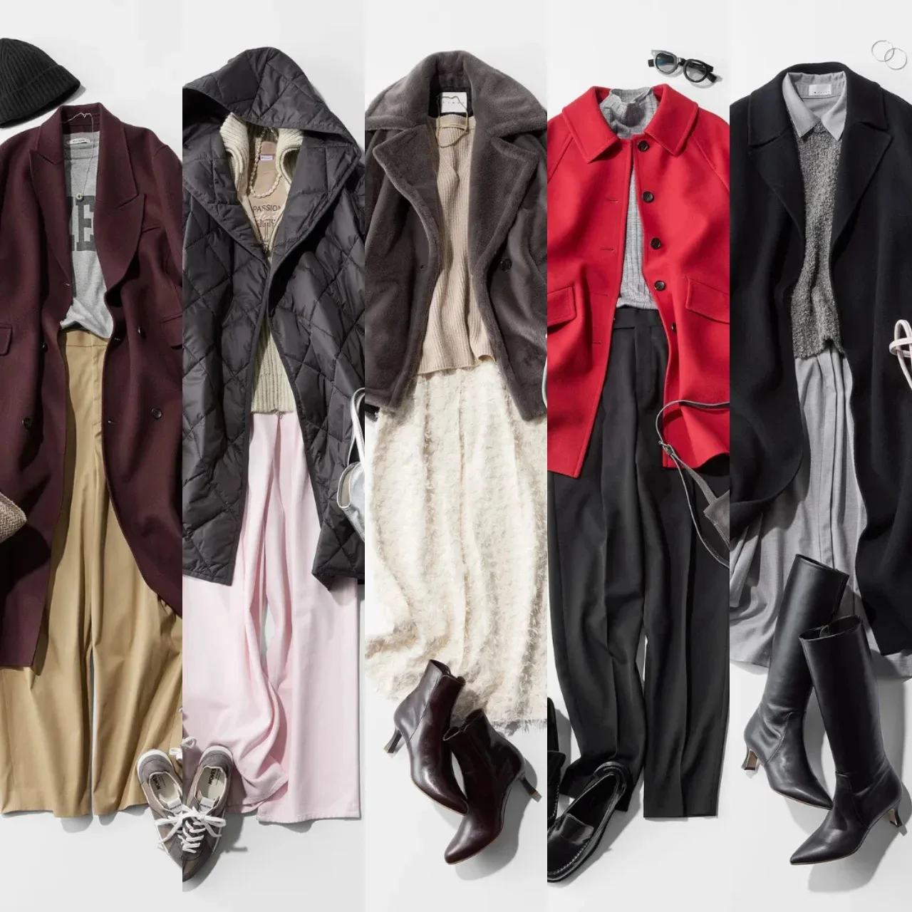 先週の「明日のコーデまとめ」