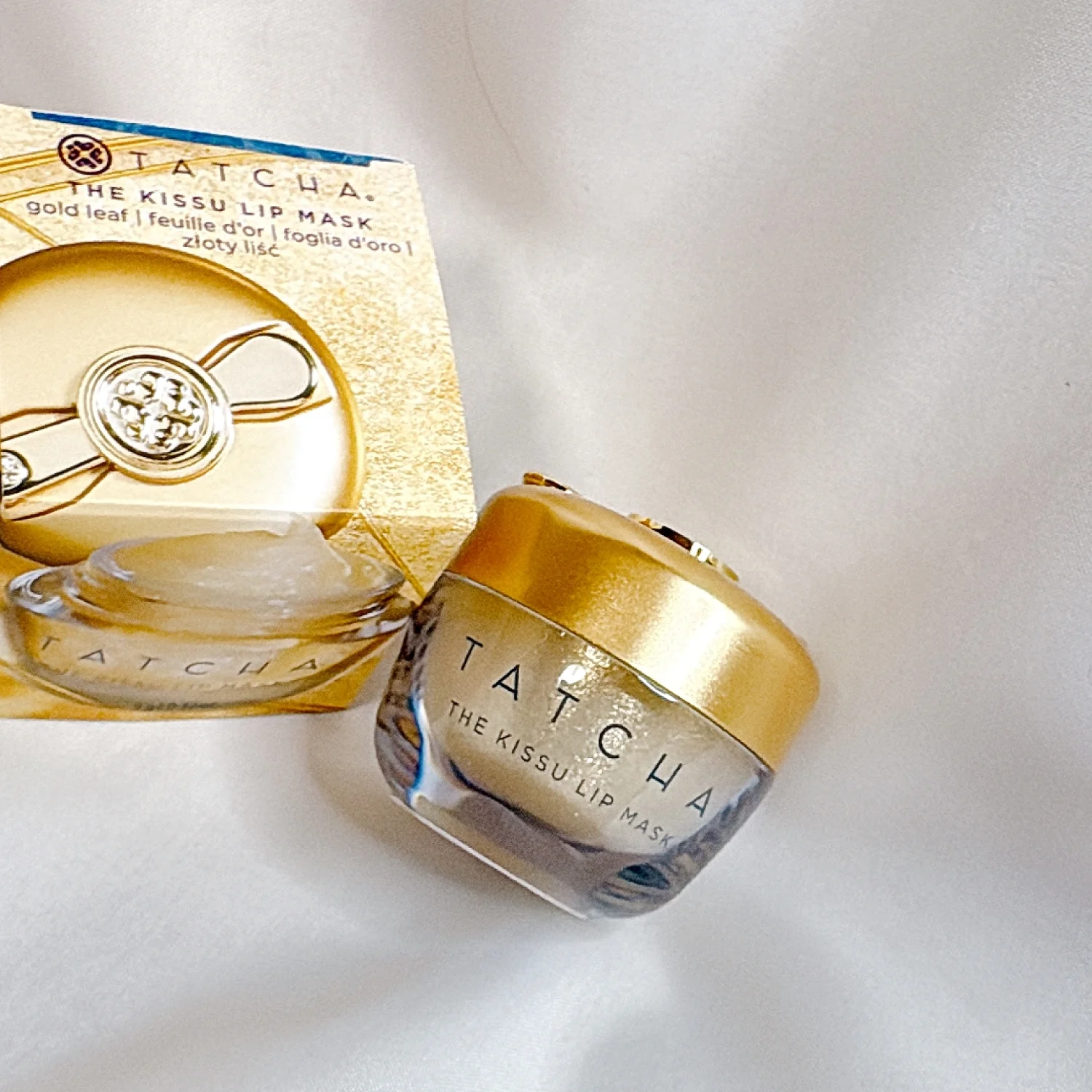 2025 秋　新作コスメ　限定品　ホリデー　TATCHA　タッチャ キッス リップマスク ゴールドリーフ