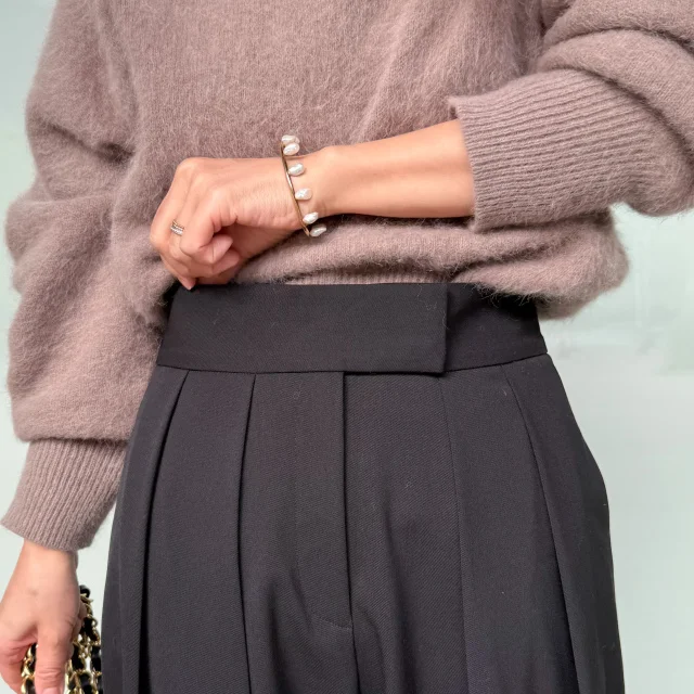 太いベルト芯がわかる写真