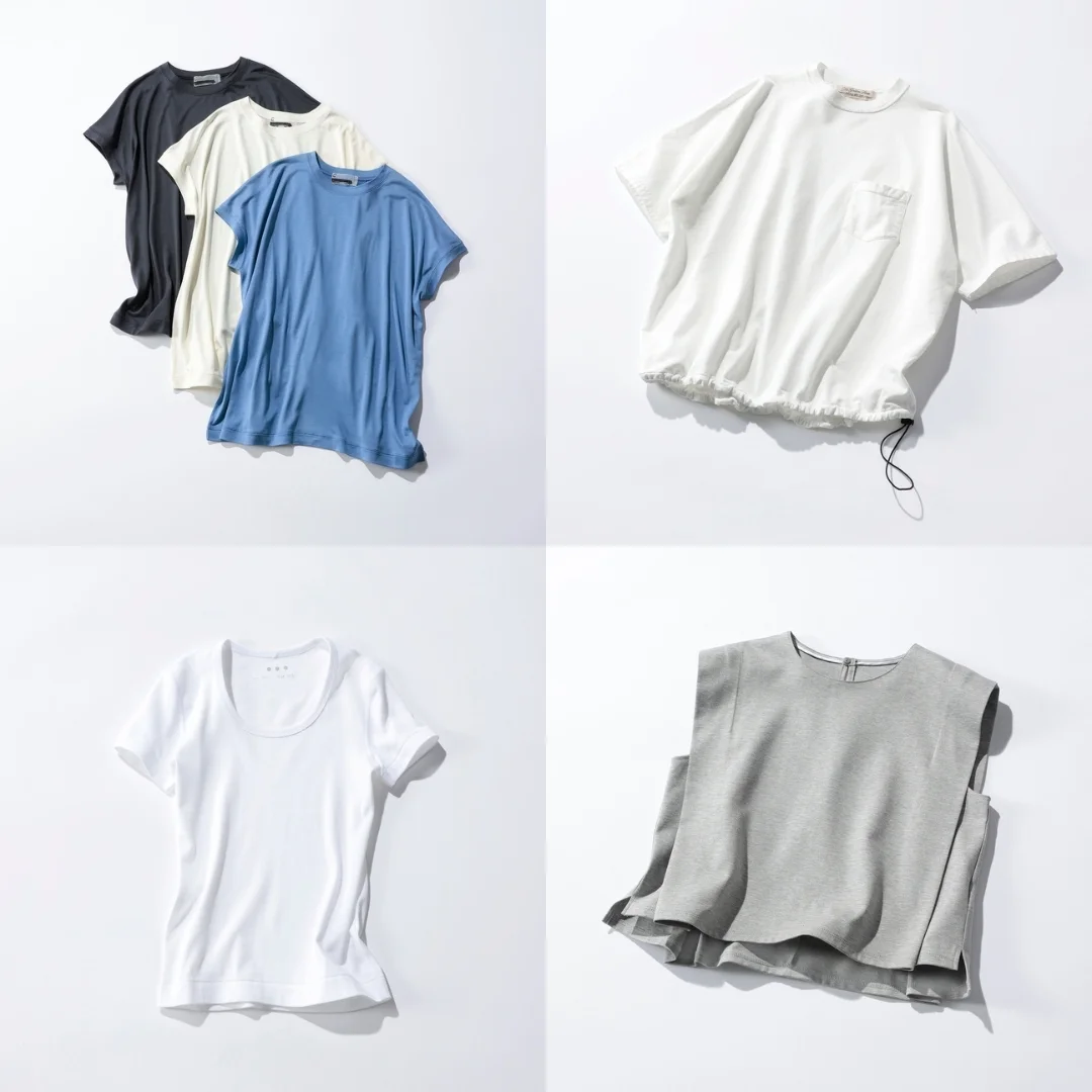 2025年夏、買うべき無地Tシャツはコレ【人気スタイリストに聞きました！ 40代のためのトレンド予報 VOL.27】