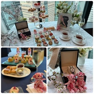 「桜ストロベリーアフタヌーンティーwithロンジン」