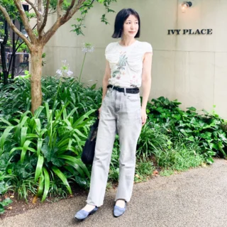 【トレンドは甘めに】今年はTシャツコーデもちょい甘にしてみる_1_5